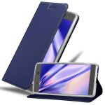 Coque pour sony xperia xa en classy bleu fonc� housse de protection etui avec fermeture magn�tique, fonction ...