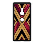 Coque sony xperia xz2 bois naturel silicone marbre motif rigide rose geometrie artisanat housse texture ...
