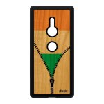 Coque pour sony xperia xz2 bois silicone drapeau irlande irlandais rugby basket