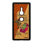 Coque sony xperia xz2 bois silicone j'peux pas j'dois garder ma licorne humoristique noir cartoon jpeux ...