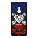 Coque sony xperia xz2 silicone drapeau france franais bleu blanc rouge jo coupe du monde motif football ...