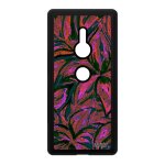 Coque sony xperia xz2 en silicone fleurs original motif color� floral bouquet peinture metal design rose ...