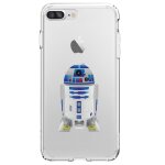 Coque souple pour apple iphone 7 plus avec impression motifs robot