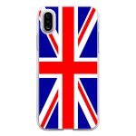 Coque souple pour apple iphone x avec impression motifs union jack Coque souple pour apple iphone x avec impression motifs union jack