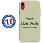 Coque souple pour apple iphone xr avec impression motifs avant, j'tais chiante
