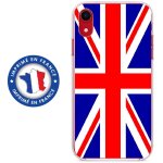 Coque souple pour apple iphone xr avec impression motifs union jack
