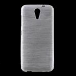 Coque souple effet métallisé blanc pour htc desire 620 Coque souple effet métallisé blanc pour htc desire 620