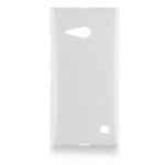 Coque souple effet mtallis blanc pour nokia lumia 735 et lumia 730