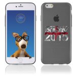 Coque souple en gel pour apple iphone 6 avec impression angleterre et logo rugby