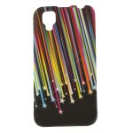 Coque souple en gel motif etoiles fond noir pour wiko sunset