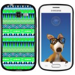 Coque souple en gel noir pour galaxy trend lite avec impression motifs azt�que