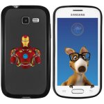 Coque souple en gel noir pour galaxy trend lite avec impression motifs buste iro