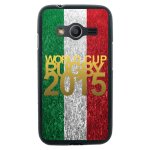 Coque souple en gel pour samsung galaxy trend 2 lite avec impression logo rugby