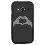 Coque souple en gel pour samsung galaxy trend 2 lite avec impression mains en fo Coque souple en gel pour samsung galaxy trend 2 lite avec impression mains en fo