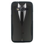 Coque souple en gel pour samsung galaxy trend 2 lite avec impression smoking