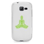 Coque souple en gel transparente pour galaxy trend lite avec impression motifs b