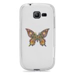 Coque souple en gel transparente pour galaxy trend lite avec impression motifs p