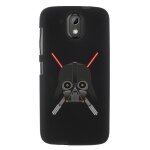 Coque souple pour htc desire 526 avec impression motifs dark et sabres lasers