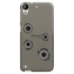 Coque souple pour htc desire 530 avec impression motifs impacts de balles
