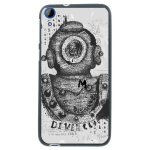 Coque souple pour htc desire 820 avec impression motifs scaphandre