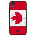 Coque souple pour lg bello ii avec impression motifs drapeau du canada