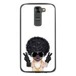 Coque souple pour lg k7 avec impression motifs bulldog gangster