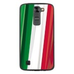 Coque souple pour lg k7 avec impression motifs drapeau de l'italie