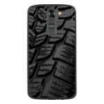 Coque souple pour lg k7 avec impression motifs pneu