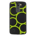 Coque souple pour lg k7 avec impression motifs ronds verts