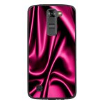 Coque souple pour lg k7 avec impression motifs soie drap�e rose