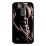 Coque souple pour lg k7 avec impression motifs torse d'un homme muscl�