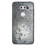 Coque souple pour lg v30 avec impression motifs gouttes d'eau