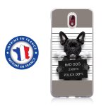 Coque souple pour nokia 3 - 1 avec impression motifs bulldog prisonnier os