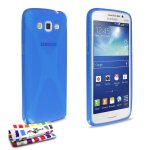 Coque souple originale ultra fine bleu le x premium de muzzano pour samsung galaxy grand 2 Coque souple originale ultra fine bleu le x premium de muzzano pour samsung galaxy grand 2