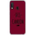 Coque souple pour samsung galaxy a20e avec impression motifs dis camion bordeau