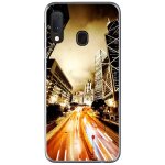 Coque souple pour samsung galaxy a40 avec impression motifs night street