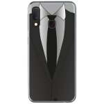 Coque souple pour samsung galaxy a40 avec impression motifs smoking