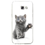 Coque souple pour samsung galaxy a5 - 2017 sm - a520f avec impression motifs chat ye