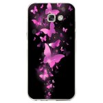 Coque souple pour samsung galaxy a5 - 2017 sm - a520f avec impression motifs papillo