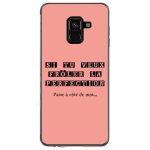 Coque souple pour samsung galaxy a8 - plus 2018 avec impression motifs fr�ler la