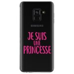 Coque souple pour samsung galaxy a8 - plus 2018 avec impression motifs je suis une