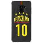 Coque souple pour samsung galaxy a8 - plus 2018 avec impression motifs maillot de