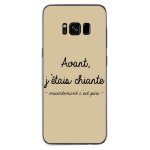 Coque souple pour samsung galaxy s8 plus avec impression motifs avant, j'tais