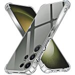 Coque souple en silicone transparent antichoc pour samsung s25 s24 s23 s22 s21 ultra plus note20 galaxy ...