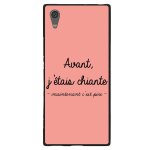Coque souple pour sony xperia xa1 ultra avec impression motifs avant, j'�tais c