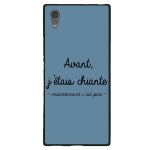 Coque souple pour sony xperia xa1 ultra avec impression motifs avant, j'�tais c