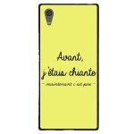 Coque souple pour sony xperia xa1 ultra avec impression motifs avant, j'�tais c