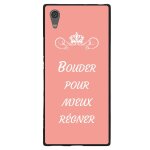 Coque souple pour sony xperia xa1 ultra avec impression motifs bouder pour mieux