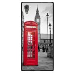 Coque souple pour sony xperia xa1 ultra avec impression motifs cabine t�l�phon