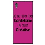 Coque souple pour sony xperia xa1 ultra avec impression motifs je ne suis pas bo